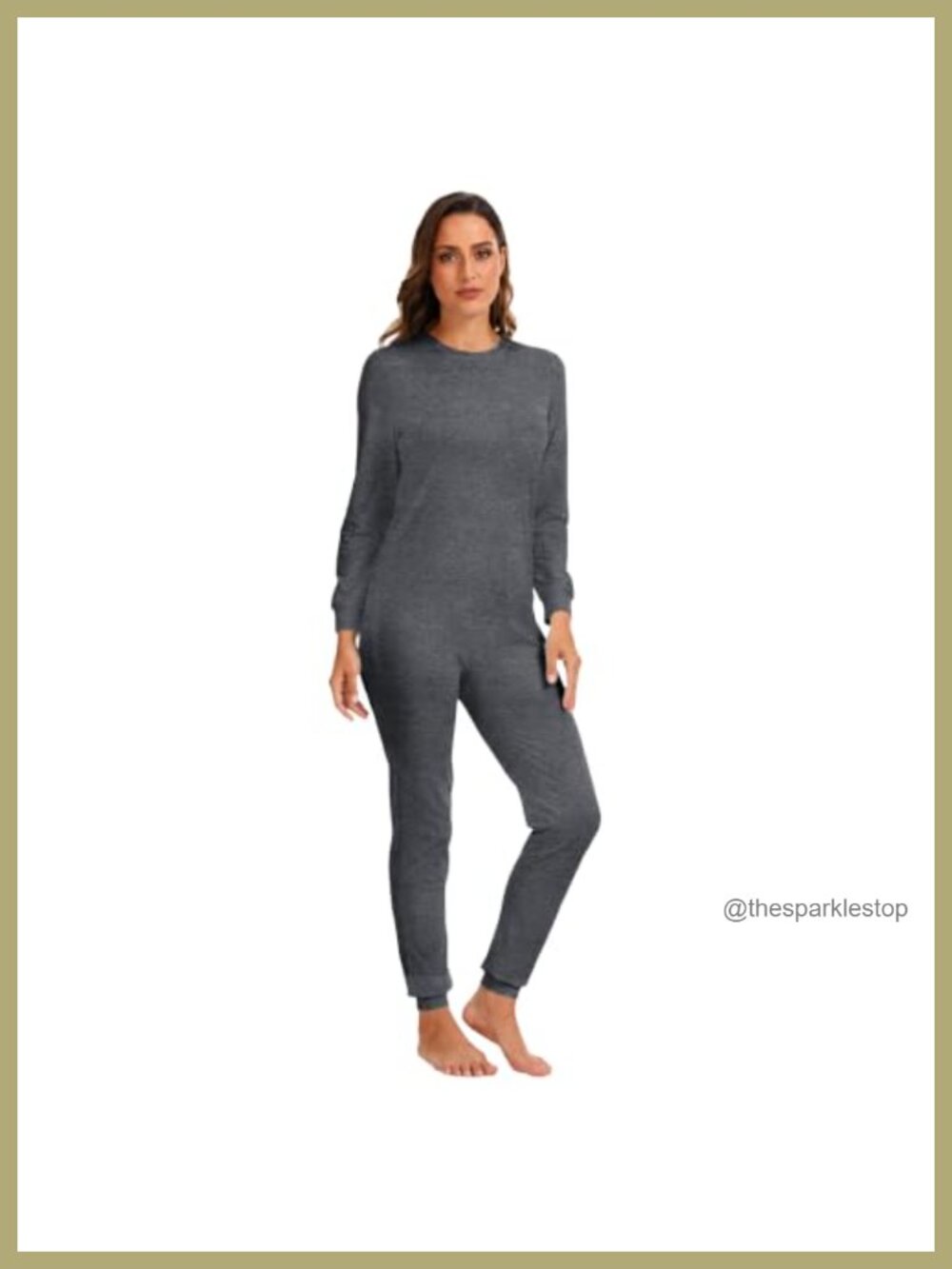 Adaptive Back-Zip Jumpsuit Long Sleeve Cotton Blend Stay-Dressed Bodysuit
